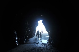 Höhle am Playa As Castrais