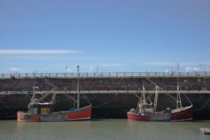 Fischerboote im Hafen von Maryport