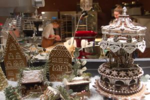 Weihnachtsbäckerei in der Altstadt von Basel