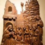 Passend zu Heiligabend die Hirten, die das Christuskind anbeten. Das Relief stammt aus dem 15. Jahrhundert Es stammt aus einer Kirche in Gallarate.