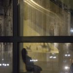 Blick nach draußen auf den Dom aus dem Museo de Novecento