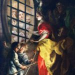 Carlo Preda: Katharina von Alexandrien wird im Gefängnis von der Kaiserin Faustina besucht, nach 1694