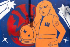 Katya Echazaretta flog als erste Mexikanerin 2022 mit der Blue Origin Mission ins All