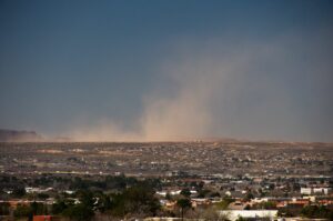 Sandsturm bei Las Cruces