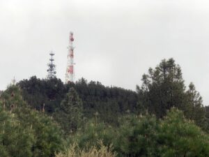 Funkstation auf dem Mount Lowe