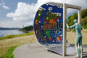 Statue für die Hafenarbeiter von Brest
