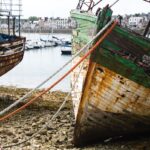 Verrottende Fischerboote in Camaret sur Mer