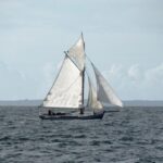 Weiter draußen wird die See ruhiger