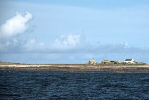 Häuser auf der Île de Quemenès