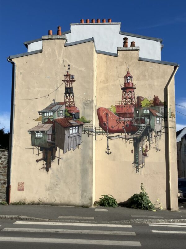 Wandmalerei in Brest