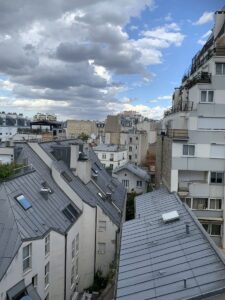 Blick aus meinem Hotelzimmer