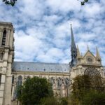 Bevor es weitergeht, noch ein Blick von Süden auf die schönen Wolken über Notre Dame