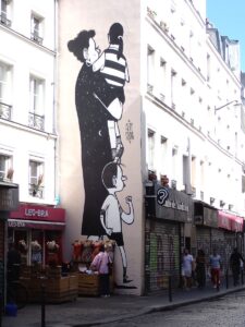 Street Art auf dem Weg nach Belleville